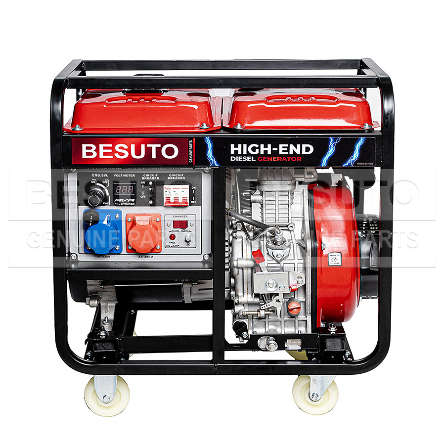 Дизельные генераторы BESUTO - Дизельный генератор 9 кВт BESUTO (BS9010-007) электростартер