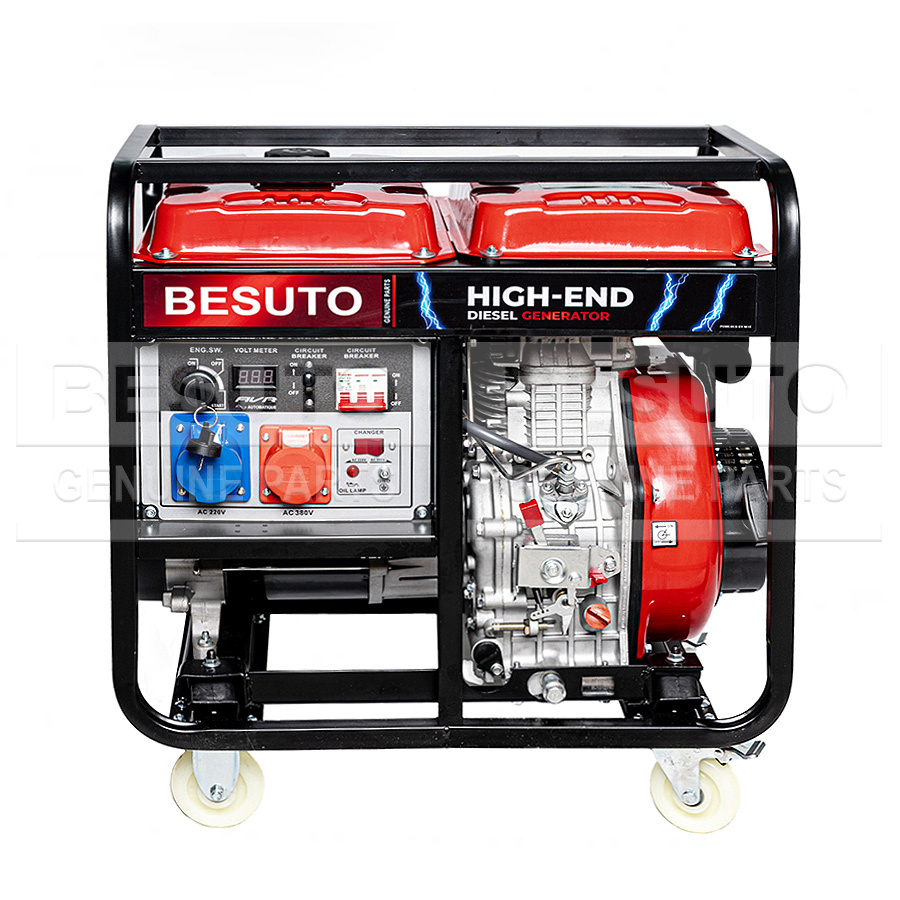 Дизельные генераторы BESUTO - Дизельный генератор 8 кВт BESUTO (BS9010-006) электростартер