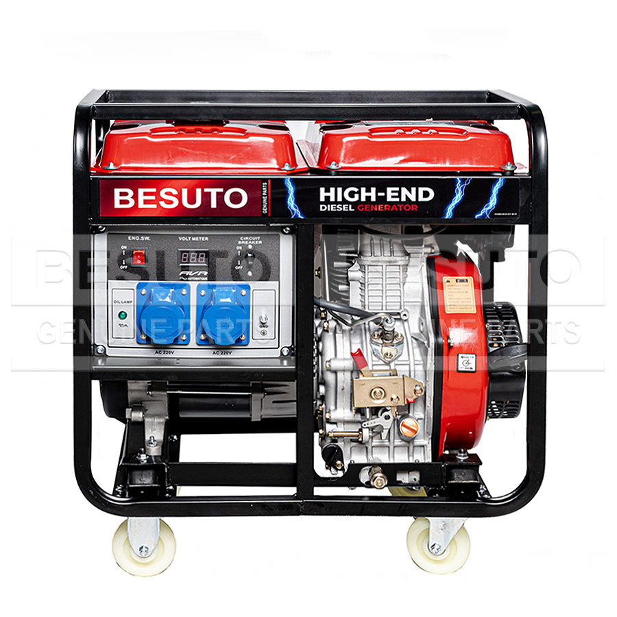 Дизельные генераторы BESUTO - Дизельный генератор 5 кВт BESUTO (BS9010-003) ручной пуск